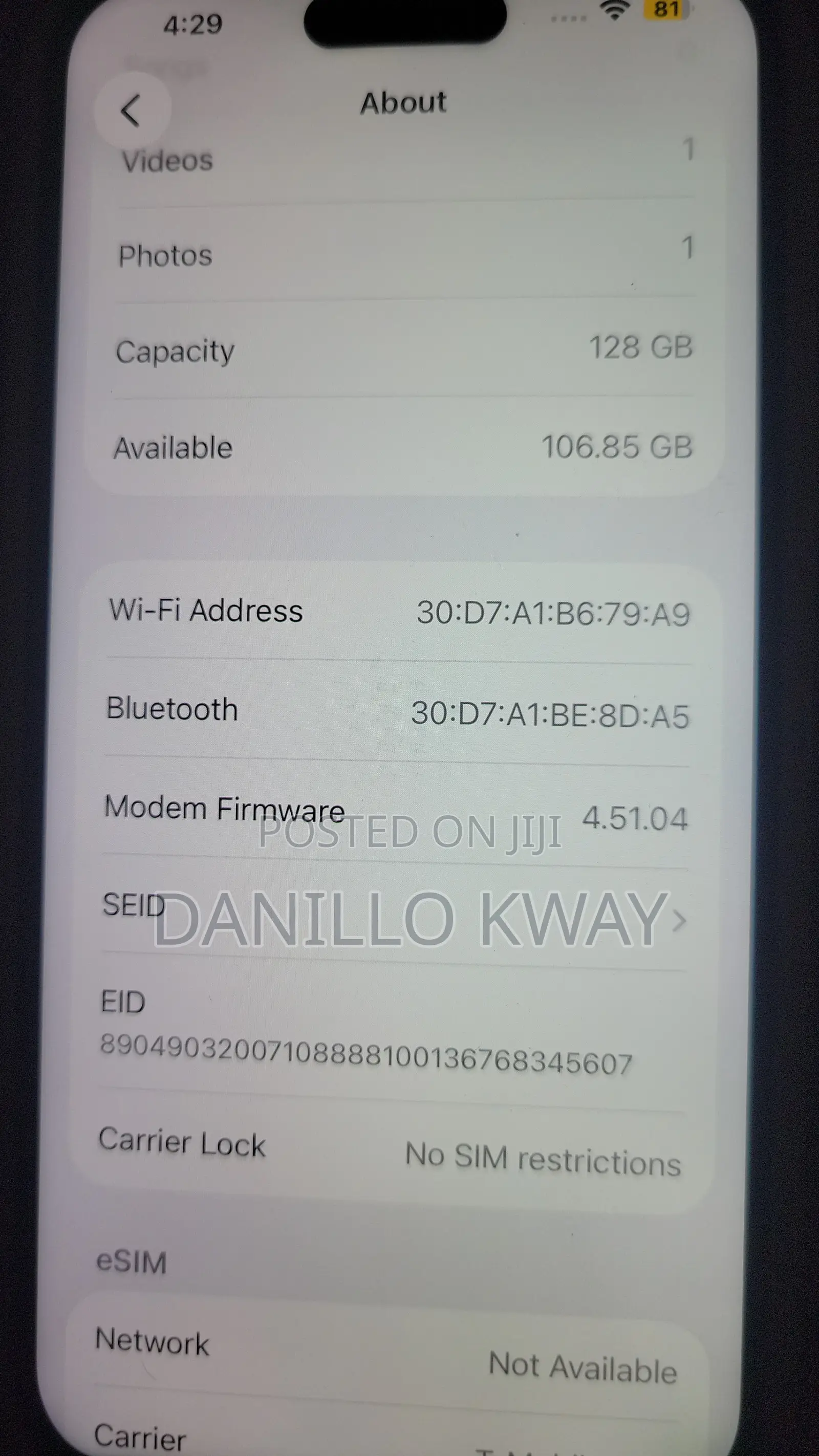 Apple iPhone 14 Pro Max 128 GB White