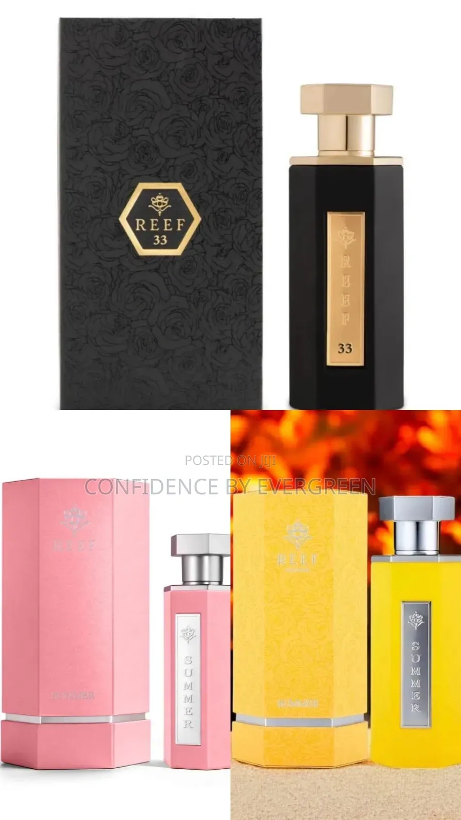 Reef Perfume (Reef 33, Summer Pink, Summer Yellow)