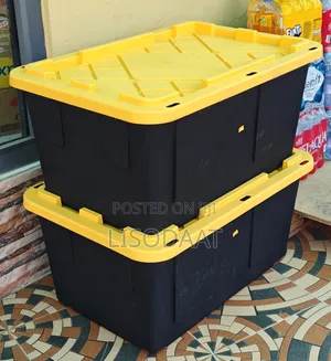 Strong 27 Gallons Capacity Plastic Storage Containers