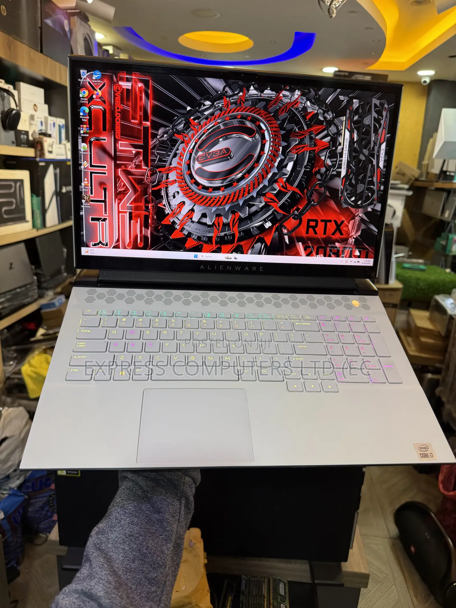 Laptop Alienware M17 R4 32GB Intel Core i7 SSD 1T