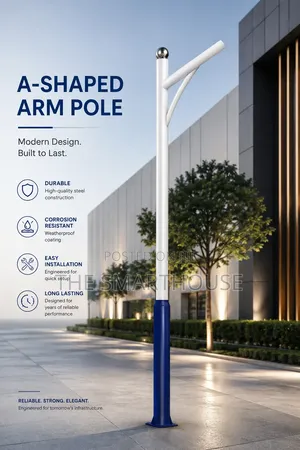 Street Light Pole (A- Shape) Modern. Elegant. Durable.