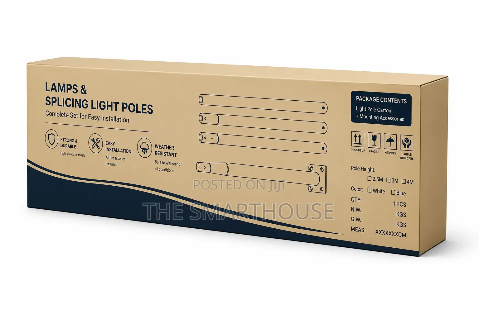 Street Light Pole (A- Shape) Modern. Elegant. Durable.