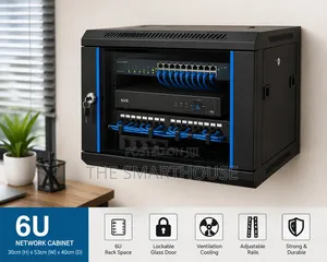 6U NETWORK CABINET — Compact, Secure Professional