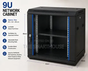 9U NETWORK CABINET — Compact, Secure Professional