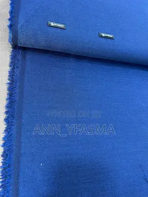 Royal Blue Brushed Wool Fleece (Or Cashmere-Blend Coating Fabric).