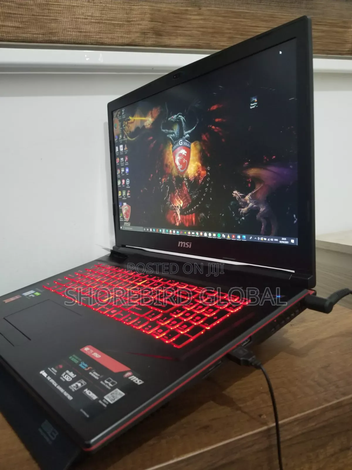 Laptop MSI GL73 8RC 16GB Intel Core i7 HDD+SSD 2T