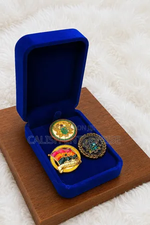 Premium 3-in-1 Ghanaian Heritage Lapel Pin Set