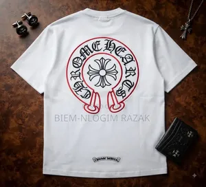 High Quality Chrome Heart and Supreme Tops Available