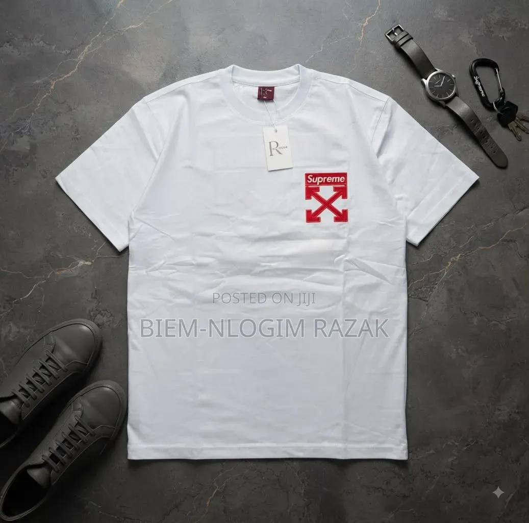 High Quality Cortez, Off-White N Diesel Tshirts Available in Stock