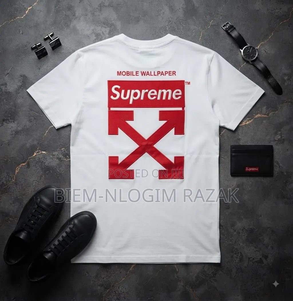 High Quality Cortez, Off-White N Diesel Tshirts Available in Stock