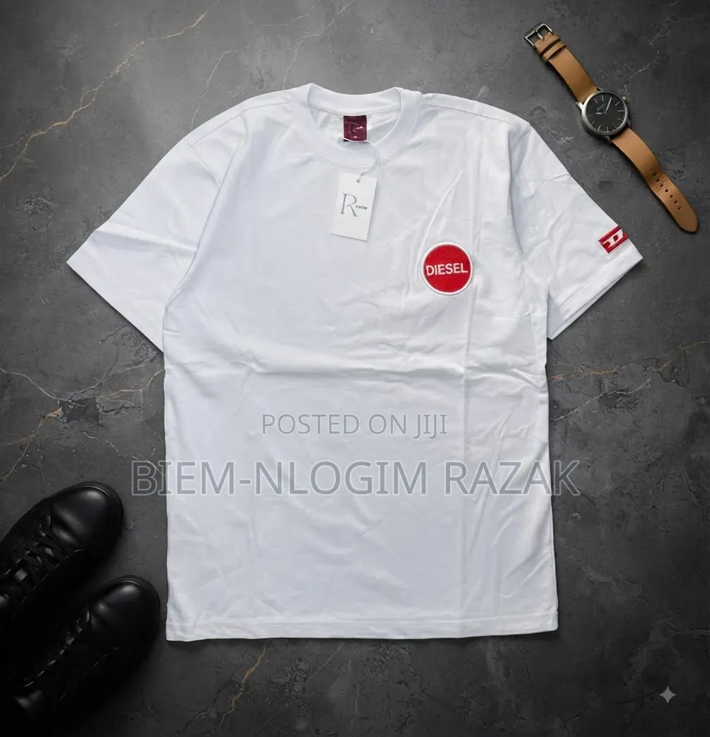 High Quality Cortez, Off-White N Diesel Tshirts Available in Stock