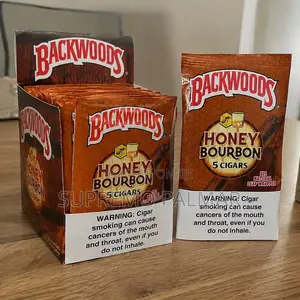 Backwoods Honey Bourbon Cigars | 5-Count Natural Leaf Pouch