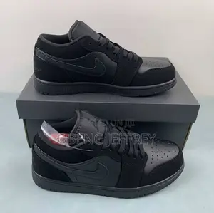 Original Air Jordan 1 Low Triple Black