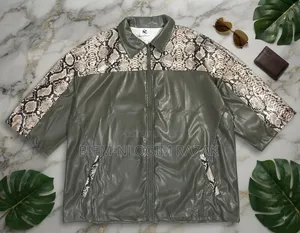 High Quality Axepeak N Leather Zip Up Shirt Available in Stock