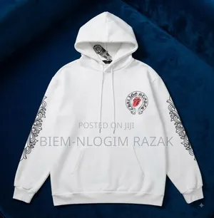 High Quality Chrome Heart and Balenciaga Hoodies Available in Stock