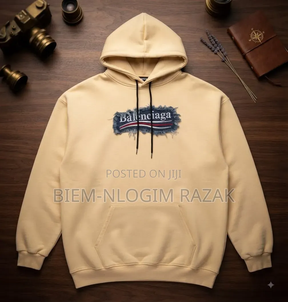 High Quality Chrome Heart and Balenciaga Hoodies Available in Stock