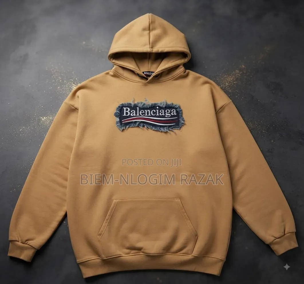 High Quality Chrome Heart and Balenciaga Hoodies Available in Stock