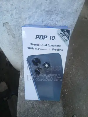 New Tecno Pop 10C 64 GB Black