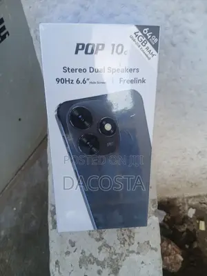 New Tecno Pop 10C 64 GB Black