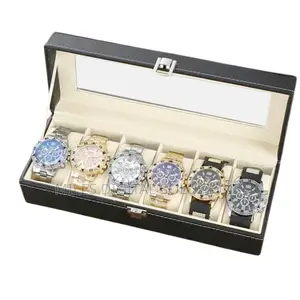 Luxury Men’s Wristwatch Set – 6 Pieces