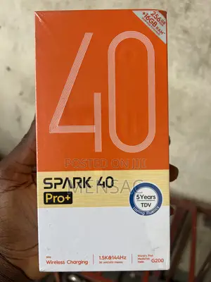 New Tecno Spark 40 Pro+ 256 GB Black