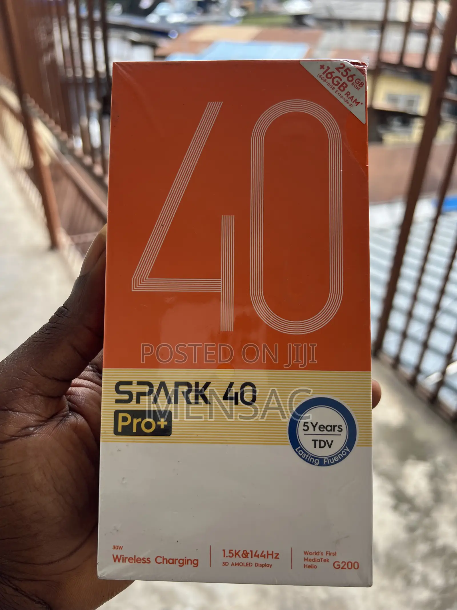 New Tecno Spark 40 Pro+ 256 GB Black