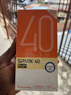 New Tecno Spark 40 Pro+ 256 GB Black