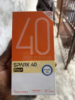 New Tecno Spark 40 Pro+ 256 GB Black