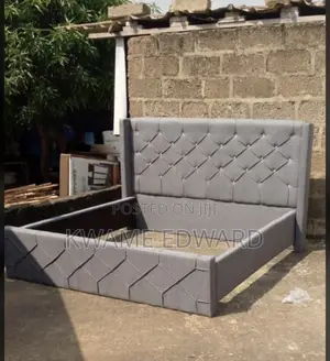 Queen Size Bed Frame Gray Color Available