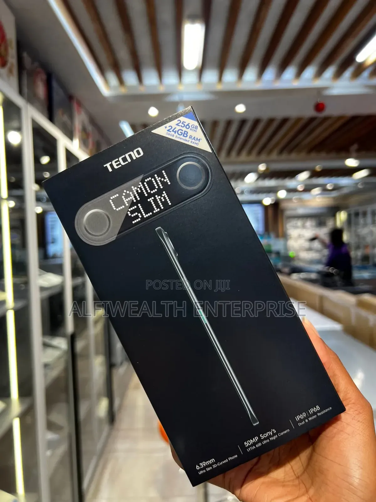 New Tecno Camon Slim 256 GB Black
