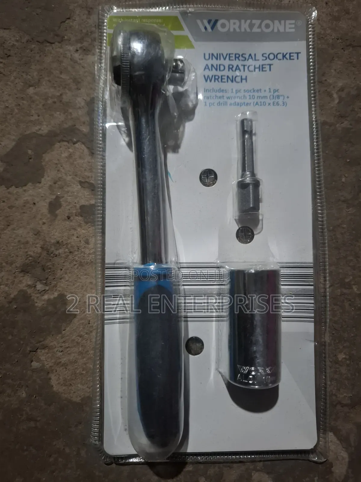 Workzone Universal Socket and Ratchet Wrench Set