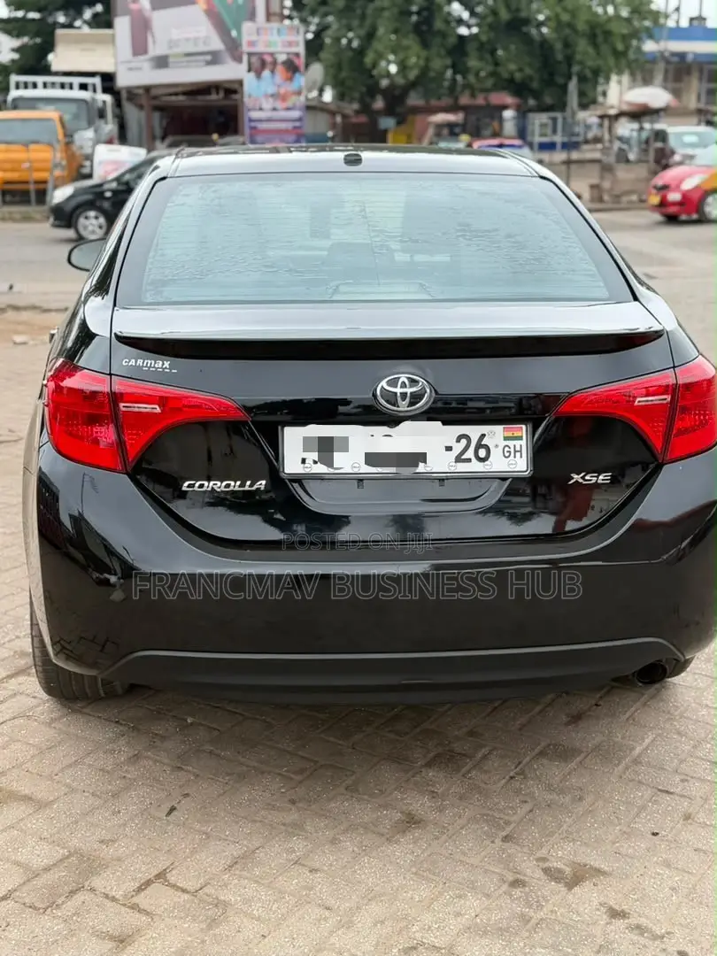Toyota Corolla XSE (1.8L 4cyl 2A) 2019 Black