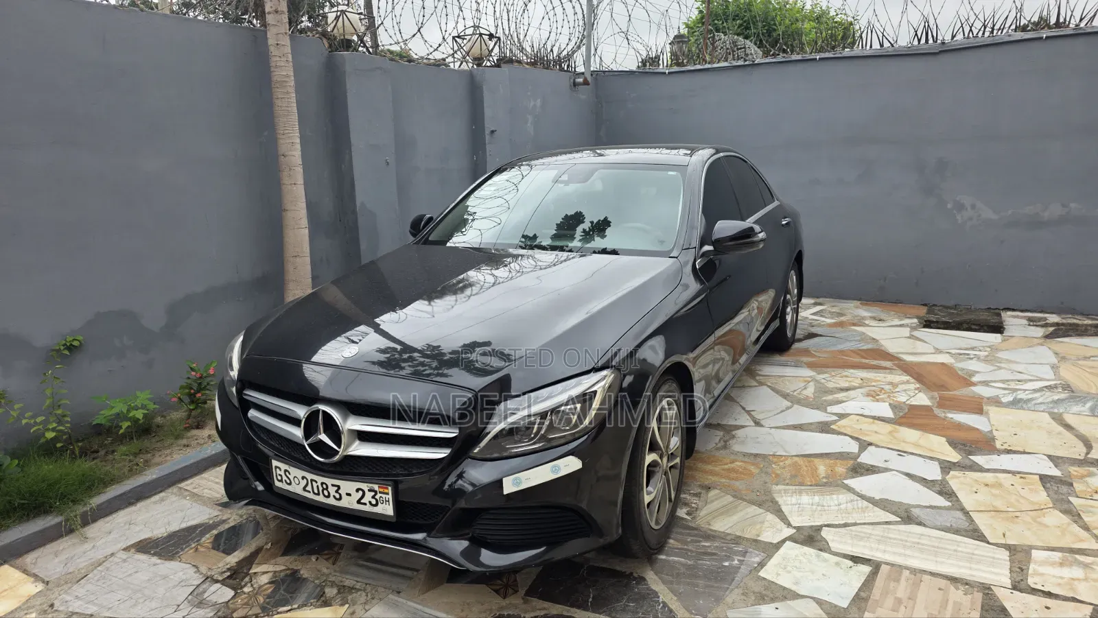 Mercedes-Benz C300 Luxury 4matic Sedan AWD (2.0L 4cyl 7A) 2017 Black