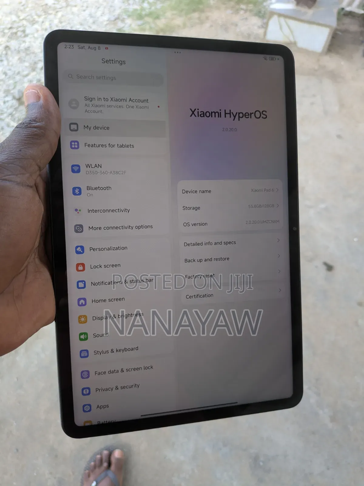 Xiaomi Pad 6 128 GB Gray