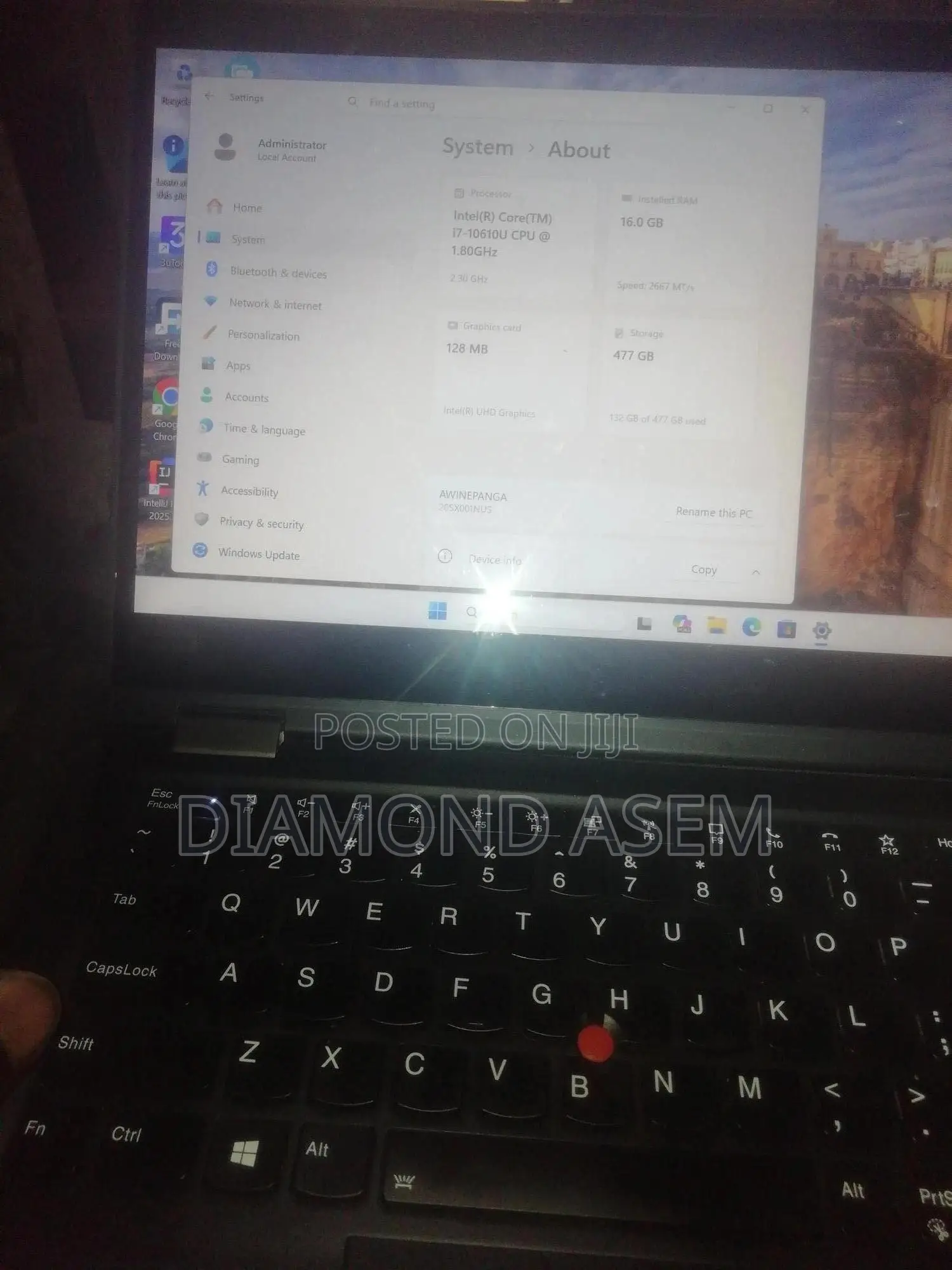 Laptop Lenovo ThinkPad X1 Yoga 16GB Intel Core i7 SSD 512GB