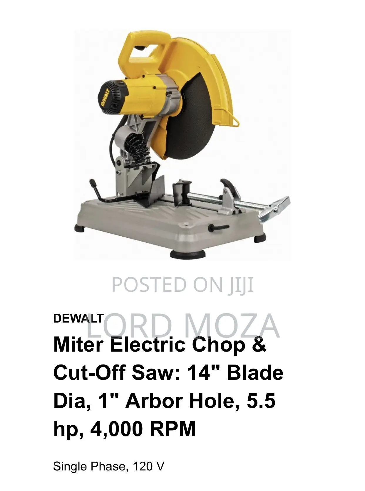 Miter Electric Chop Cut-Off Saw
