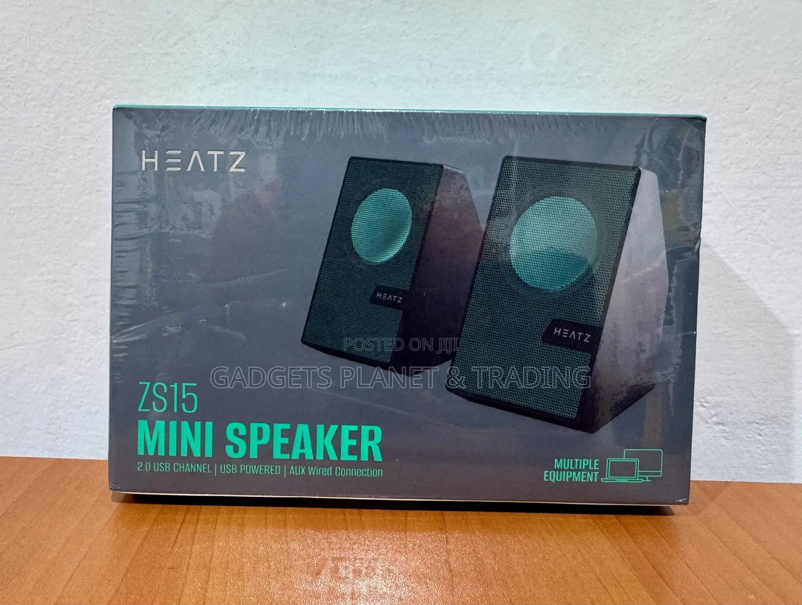 Heatz Mini Speaker USB Powered With Aux Wired Connection - ZS15