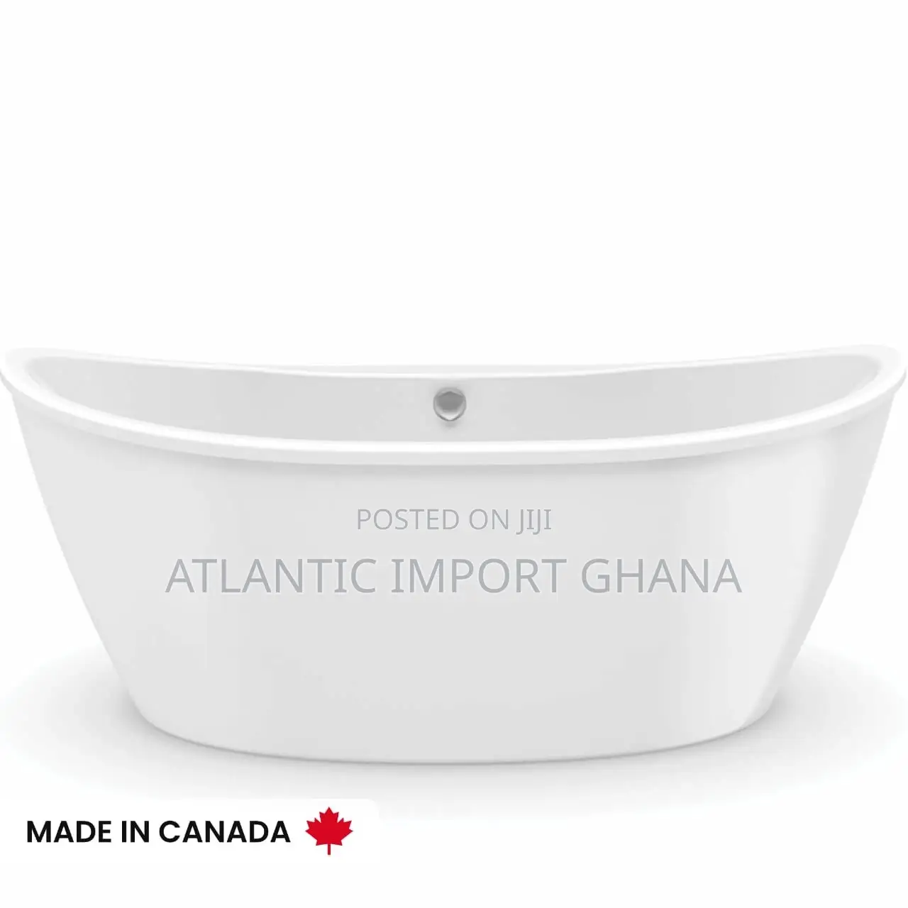 MAAX Delsia 66” Luxury Freestanding Bathtub | White