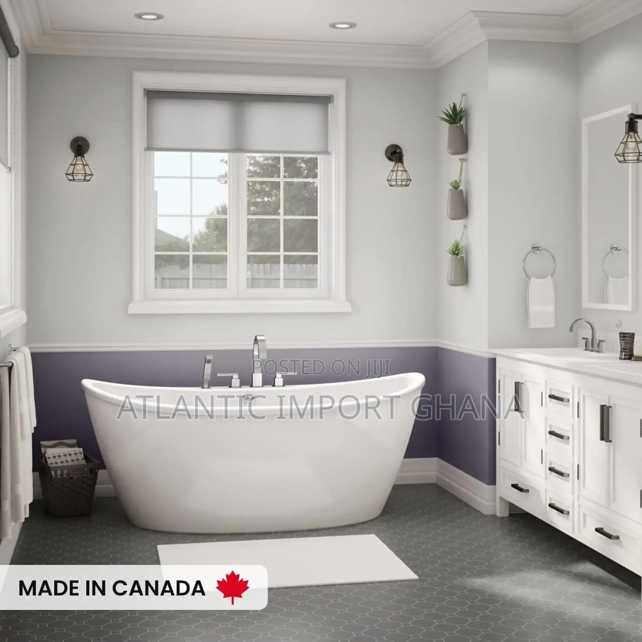 MAAX Delsia 66” Luxury Freestanding Bathtub | White