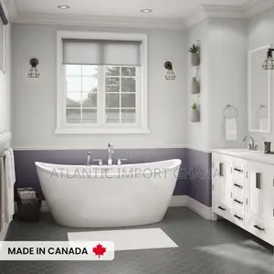 MAAX Delsia 66” Luxury Freestanding Bathtub | White