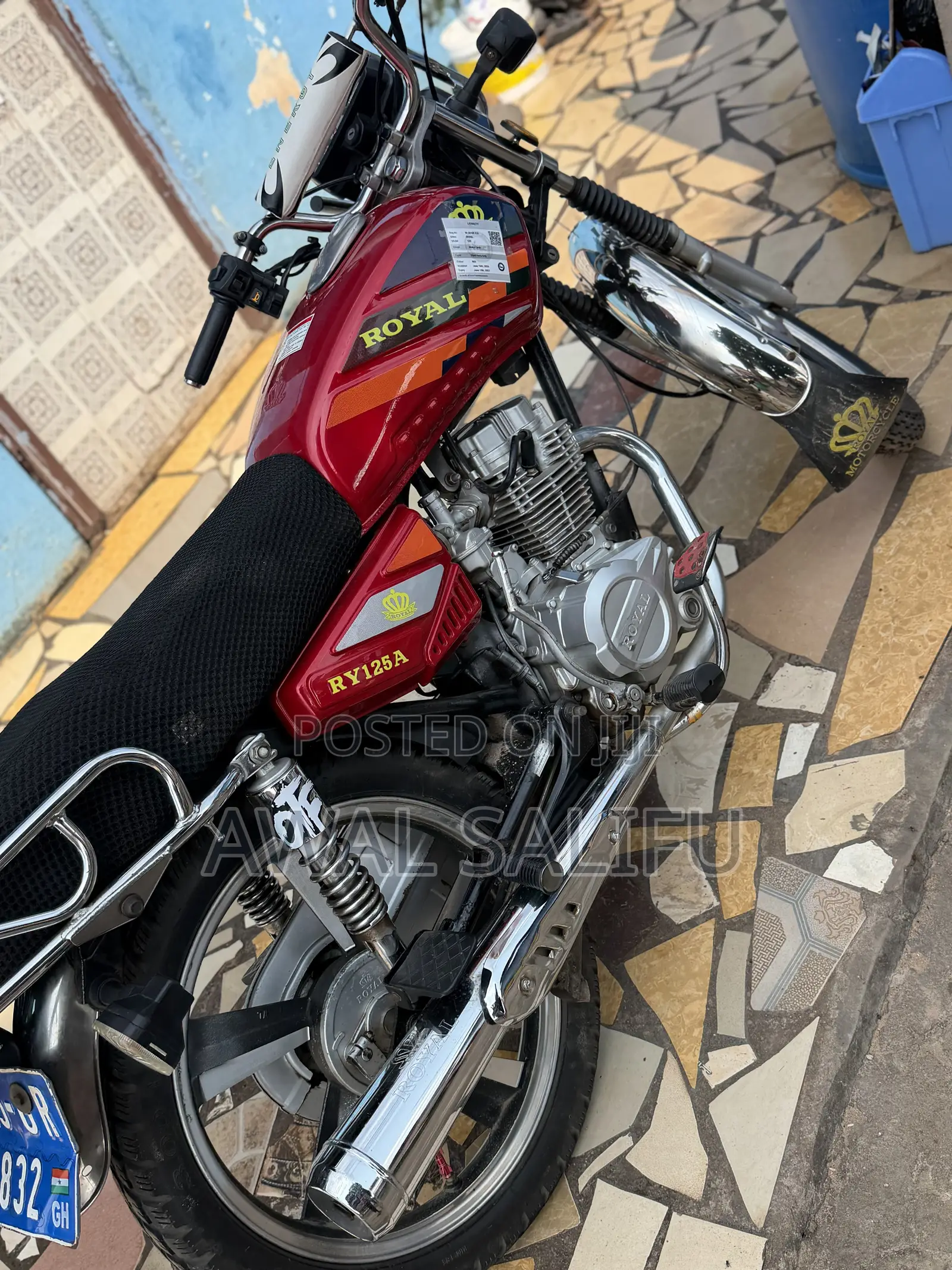 Royal RY125 2025 Red