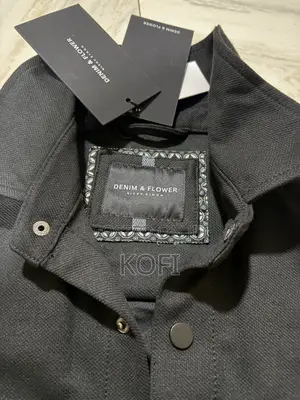 Classic Black Denim Shirt