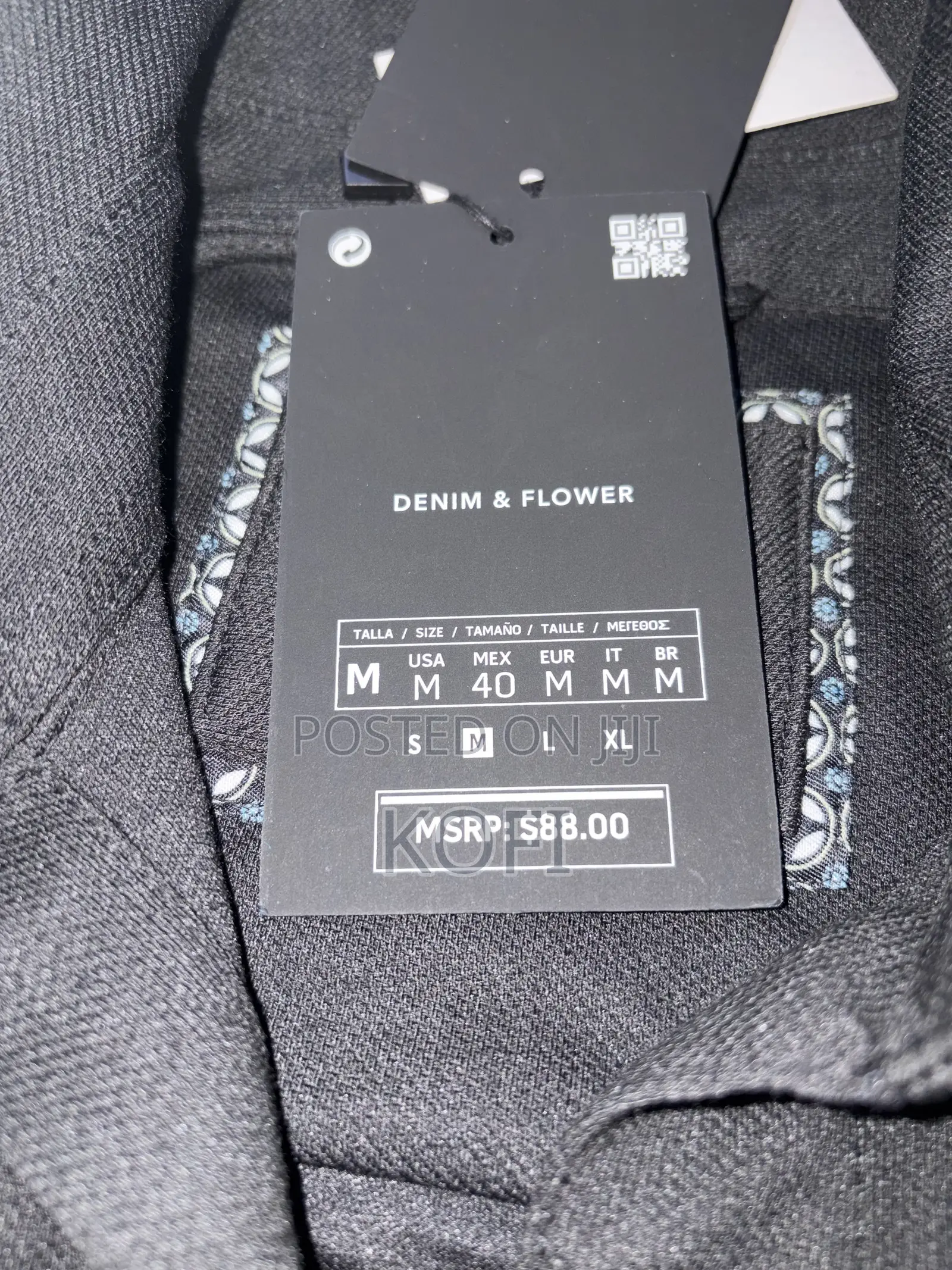 Classic Black Denim Shirt