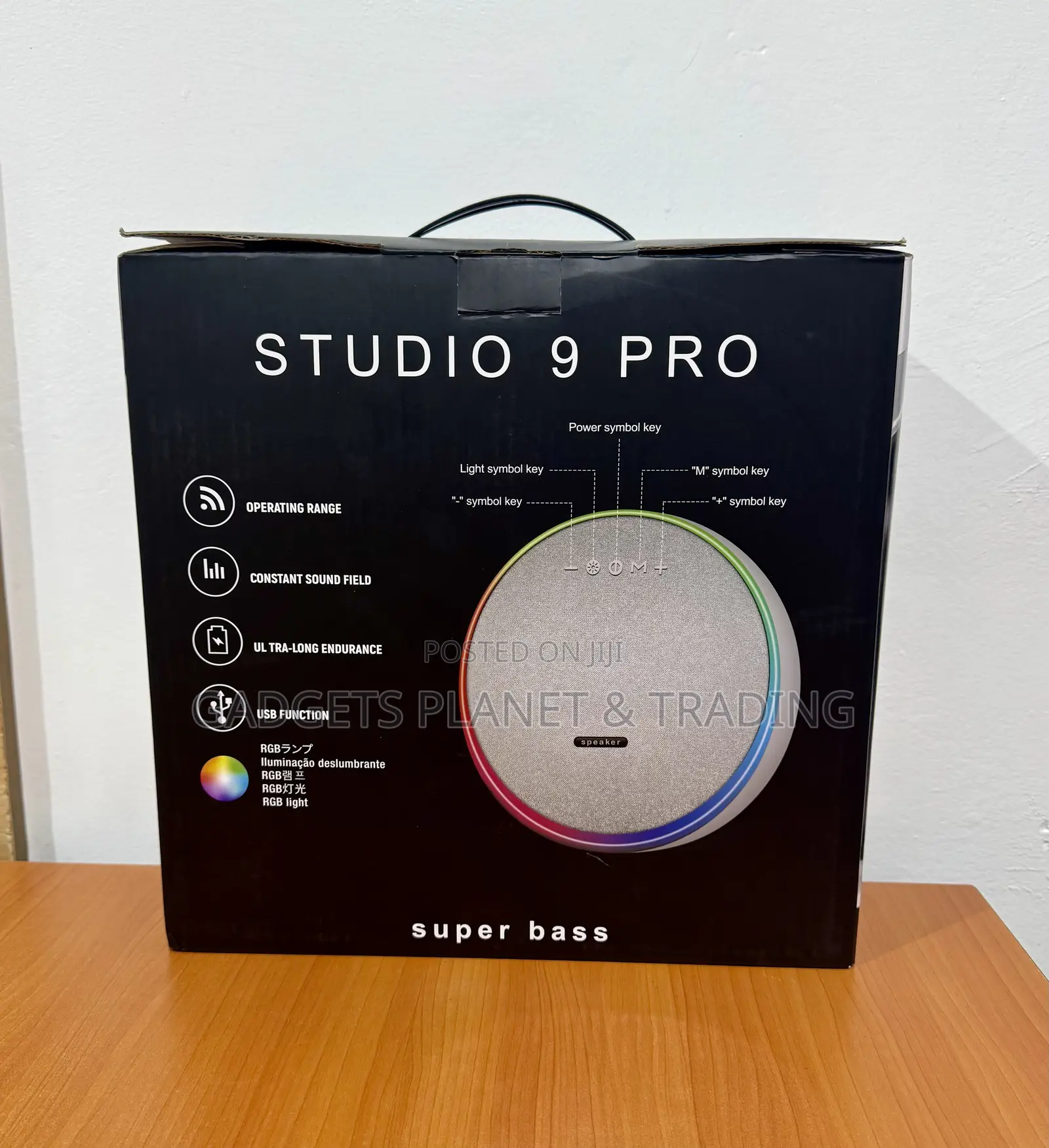 Maxbest Studio 9 Pro Super Bass 15Hrs Bluetooth Speaker With Mic Port