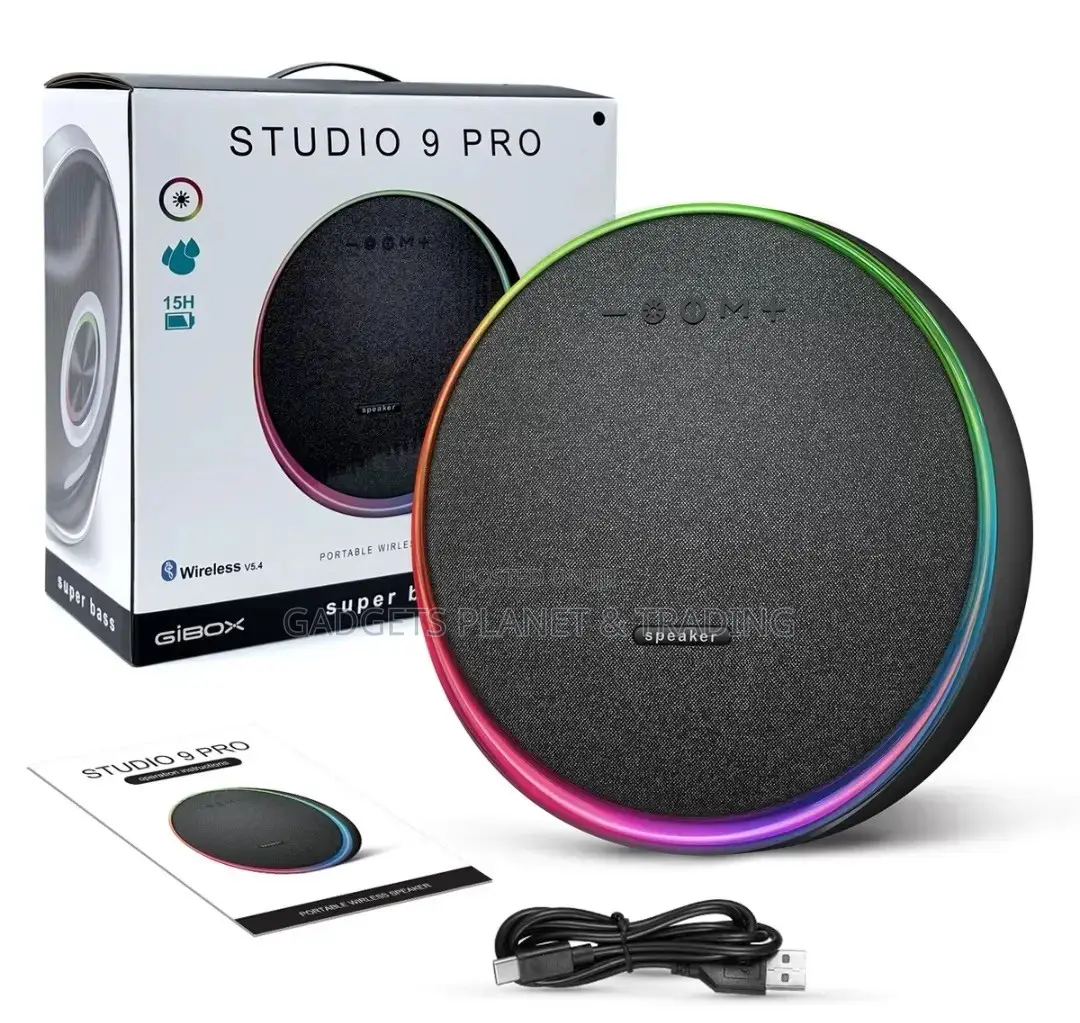 Maxbest Studio 9 Pro Super Bass 15Hrs Bluetooth Speaker With Mic Port