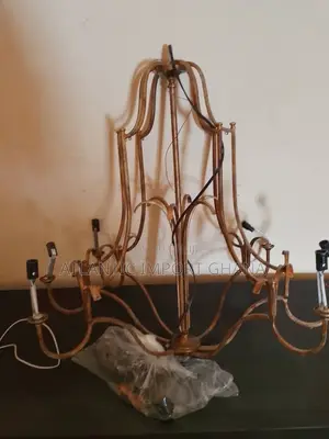 8-Light Antique Bronze Scroll Chandelier | Luxury Classic Design
