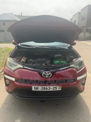 Toyota RAV4 XLE AWD (2.5L 4cyl 6A) 2016 Red