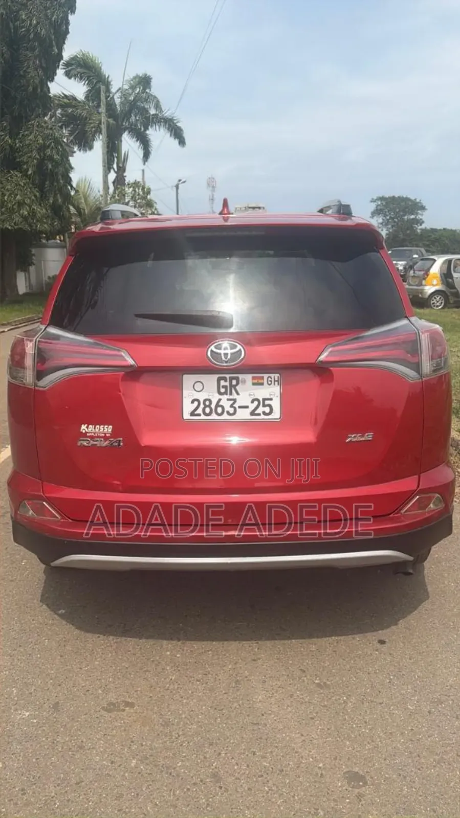 Toyota RAV4 XLE AWD (2.5L 4cyl 6A) 2016 Red