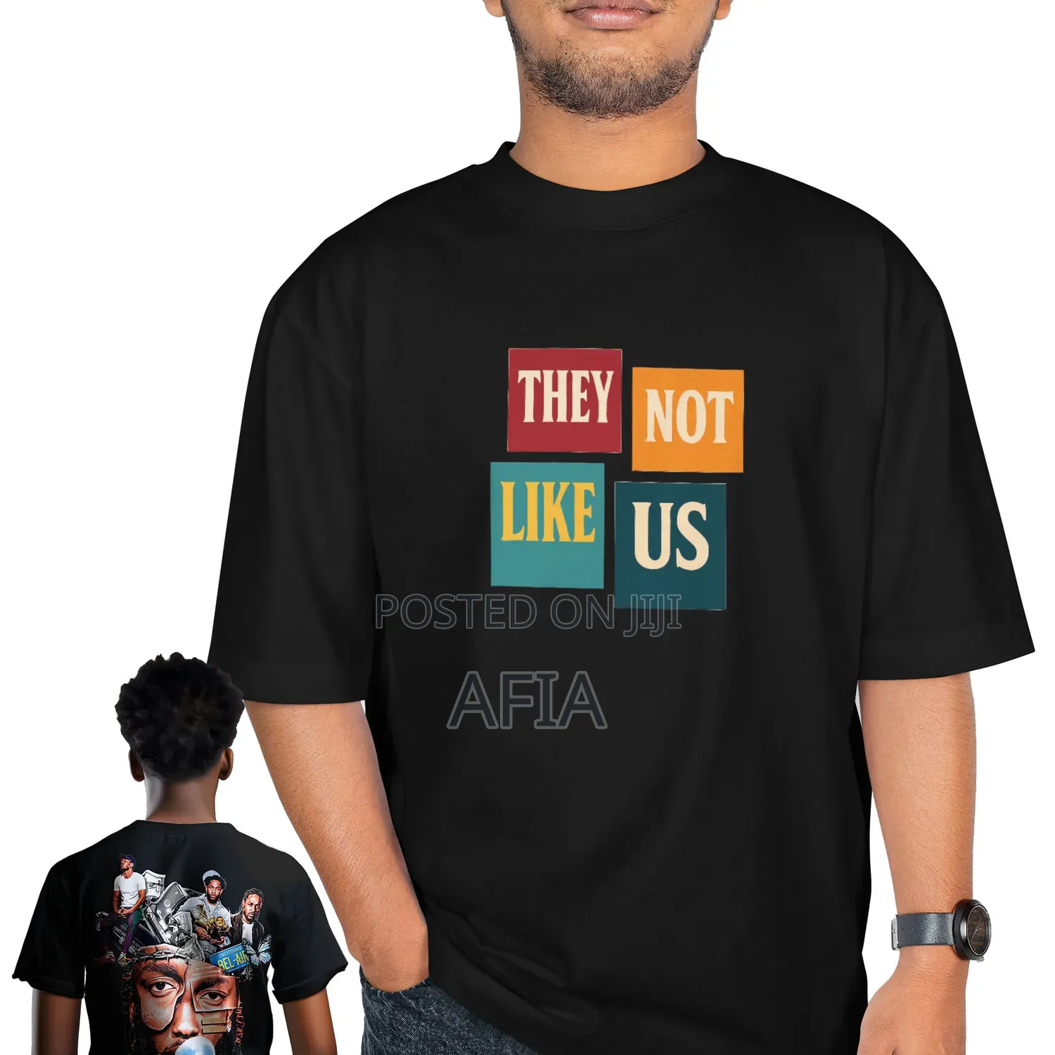 Premium Quality Round Neck Short Sleeve T - Shirt - Black'