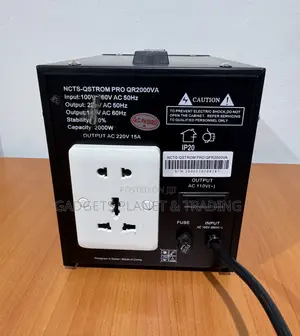 NCTS QSTROM Pro 2000VA Stabilizer / AVR With 110V and 220V Output